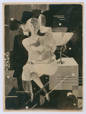 Erich Borchert, ohne Titel (zwei Frauen und ein Mann), Fotografie einer verschollenen Wachskreidezeichnung, um 1927, Bauhaus-Archiv Berlin Erich Borchert, ohne Titel (zwei Frauen und ein Mann), Fotografie einer verschollenen Wachskreidezeichnung, um 1927, Bauhaus-Archiv Berlin
